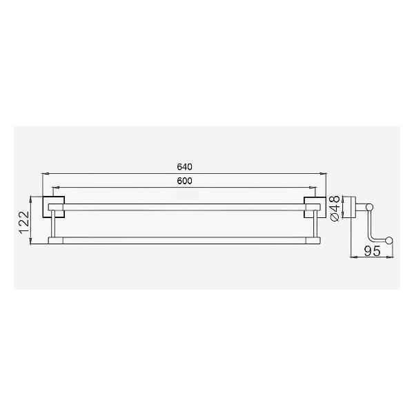 Полотенцедержатель D-Lin D252222