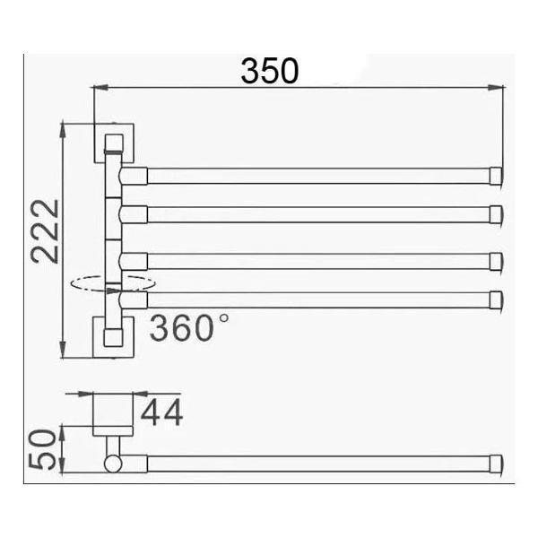 Полотенцедержатель D-Lin D255222