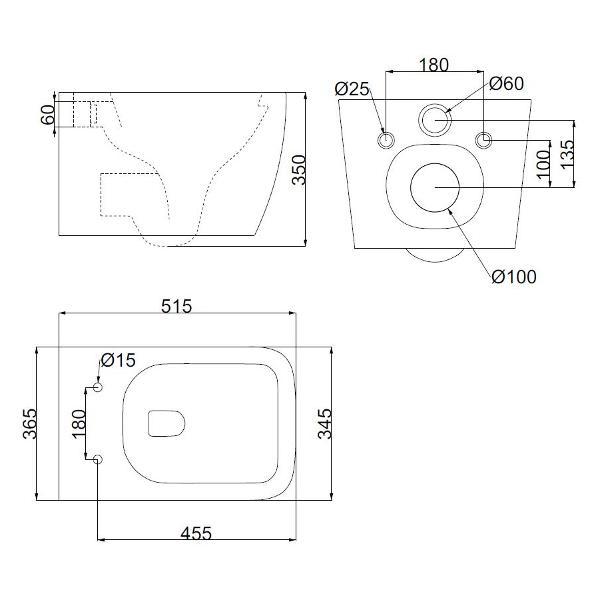 Унитаз AQUAme AQM2020PRO-H