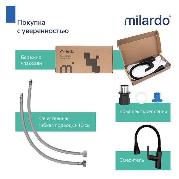 Смеситель Milardo POLBL0FM05