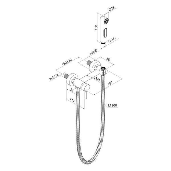 Смеситель Milardo TIDSB15M08