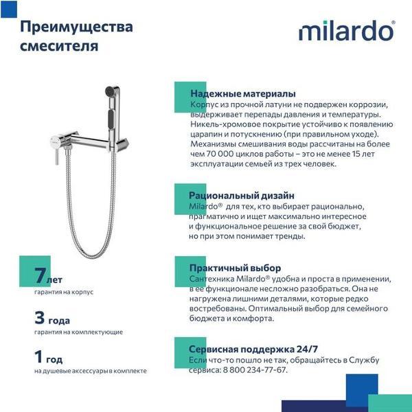 Смеситель Milardo TIDSB15M08