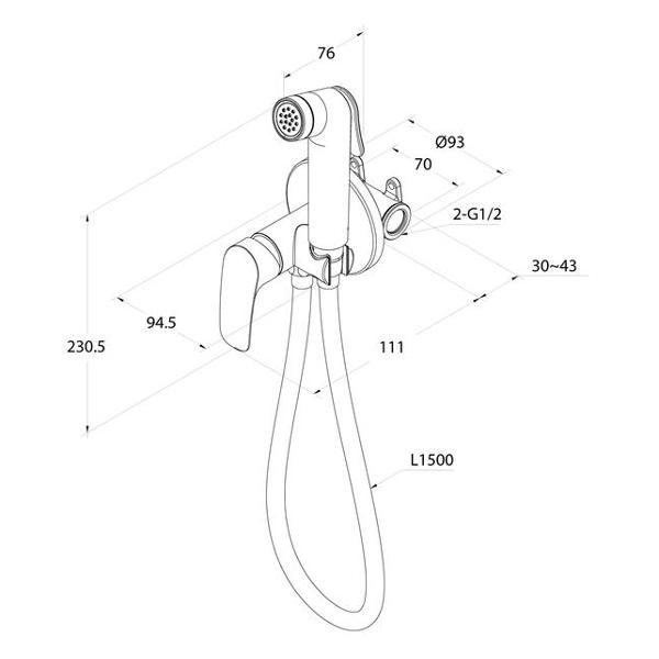 Смеситель Milardo RORGMR0M08