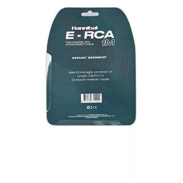 Кабель для автоакустики Hannibal E-RCA 1м