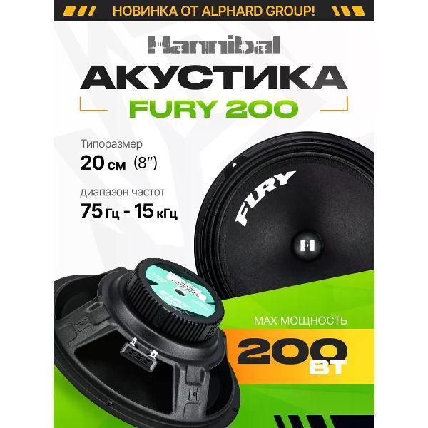 Автомобильные колонки DEAF BONCE Fury 200