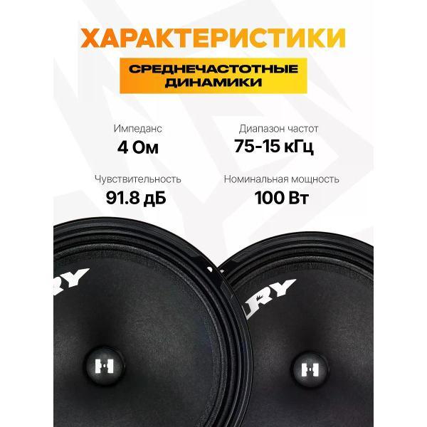 Автомобильные колонки DEAF BONCE Fury 200