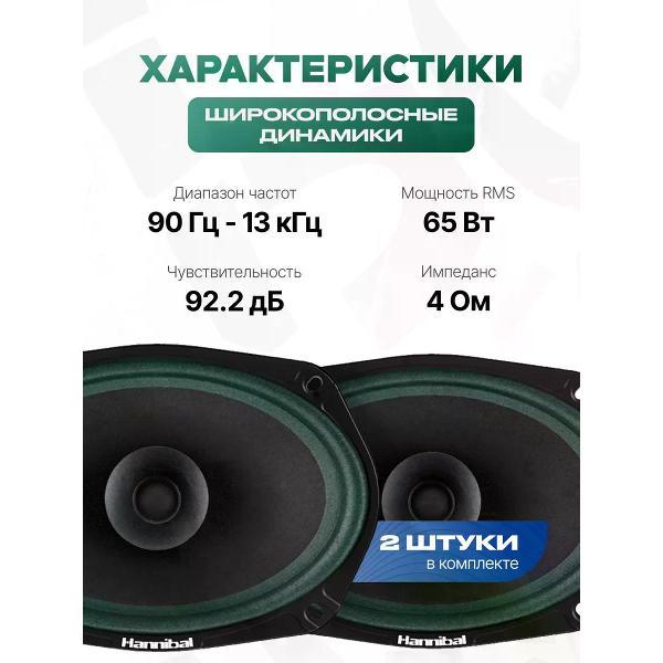 Автомобильные колонки DEAF BONCE HM-69 Lite