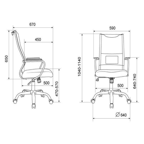 Кресло компьютерное Бюрократ CH Balance SL