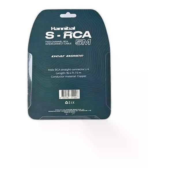 Кабель для автоакустики Hannibal S-RCA 5м