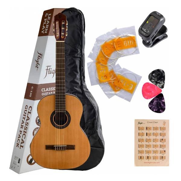 Гитара FLIGHT C-120 NAT PACK