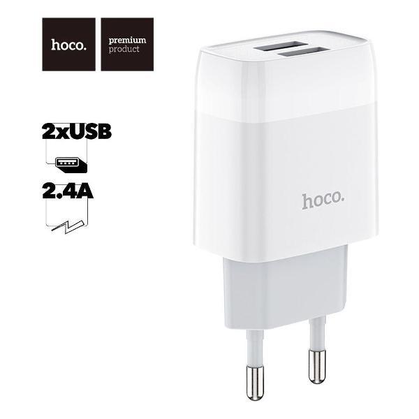 Зарядное устройство для радиотехники HOCO C73A Glorious 2xUSB, 2.4А