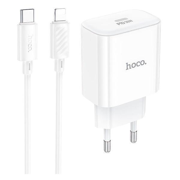 Зарядное устройство для радиотехники Hoco C76A Pro Majestic 1xUSB-C, PD30W + USB-C кабель Lightning 8-pin