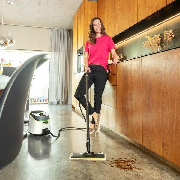 Пароочиститель Karcher Пароочиститель Karcher SC 4 Deluxe Iron с утюгом, белый + аксессуары VELERCART в расширенной комплектации MAX