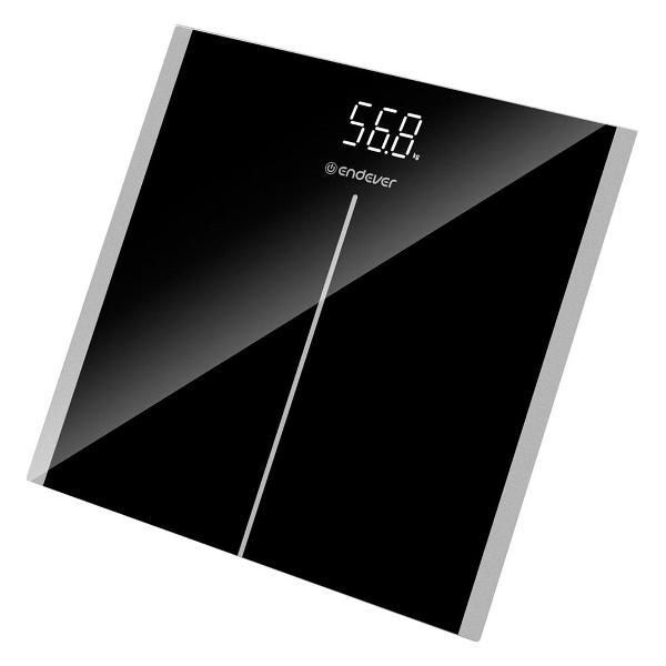 Весы напольные электронные Endever Aurora-567, черный/серебристый