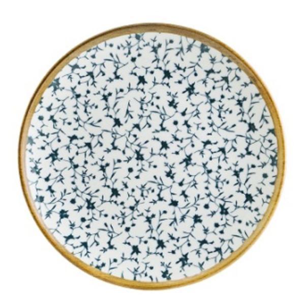 Тарелка BONNA 2 шт., серия Calif, d=25 см, фарфор, белый, синий