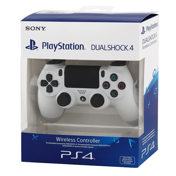 Геймпад для консоли PS4 Sony DualShock 4 v2 White (CUH-ZCT2)