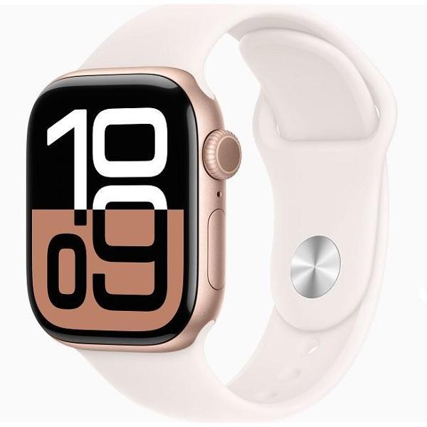 Смарт-часы Apple Watch S10 42mm Rose Gold Light Blush SB