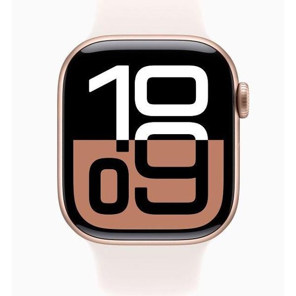 Смарт-часы Apple Watch S10 42mm Rose Gold Light Blush SB