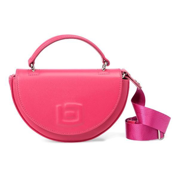 Сумка boxxy Сумка женская летняя, розовая, через плечо, с широким ремнем