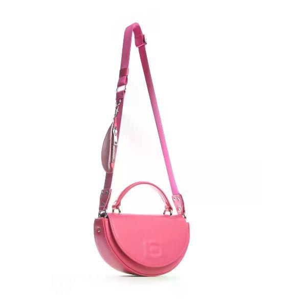 Сумка boxxy Сумка женская летняя, розовая, через плечо, с широким ремнем