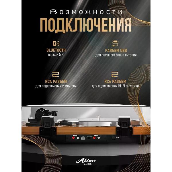 Проигрыватель виниловых дисков Alive Audio Symphony