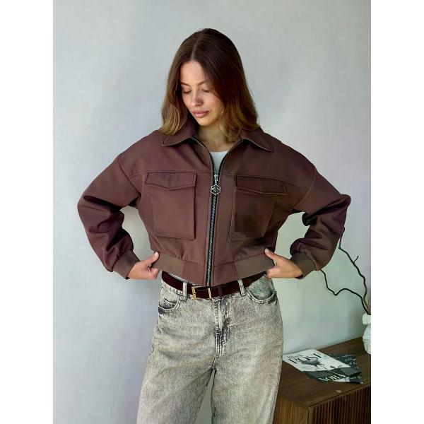 Бомбер для мужчин Oksana Richi утепленный весенний