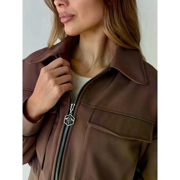 Бомбер для мужчин Oksana Richi утепленный весенний