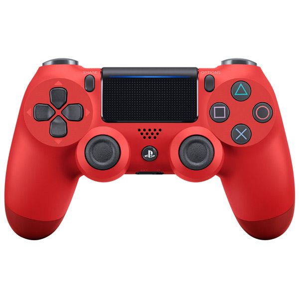 Уцененный геймпад для консоли PS4 Sony DualShock 4 v2 Magma Red (CUH-ZCT2), хороший