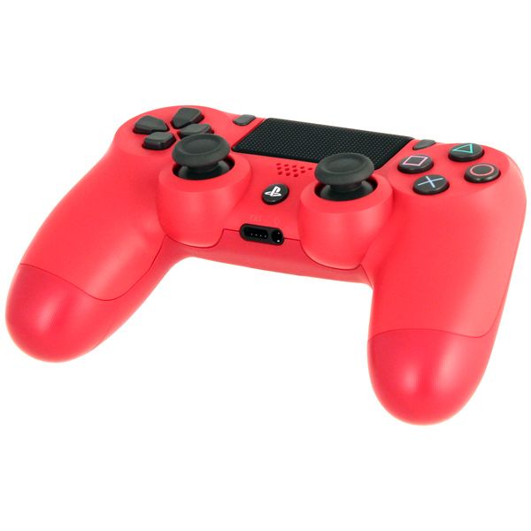 Уцененный геймпад для консоли PS4 Sony DualShock 4 v2 Magma Red (CUH-ZCT2), хороший