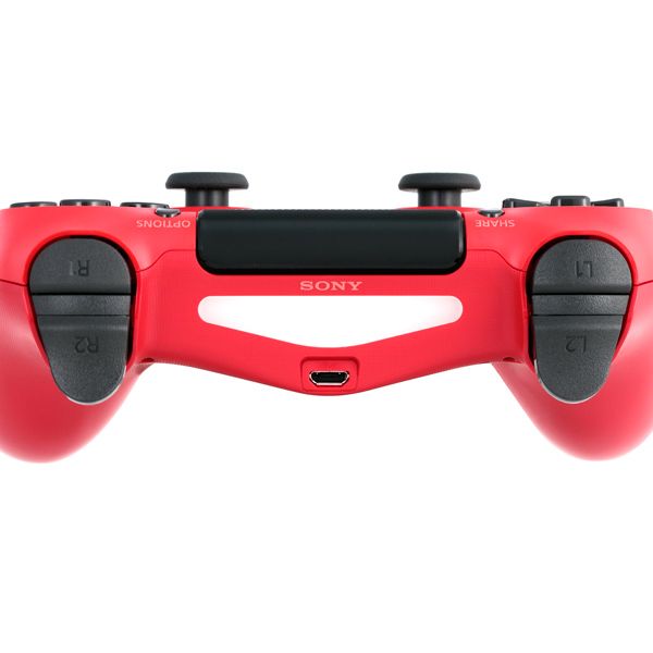 Уцененный геймпад для консоли PS4 Sony DualShock 4 v2 Magma Red (CUH-ZCT2), хороший