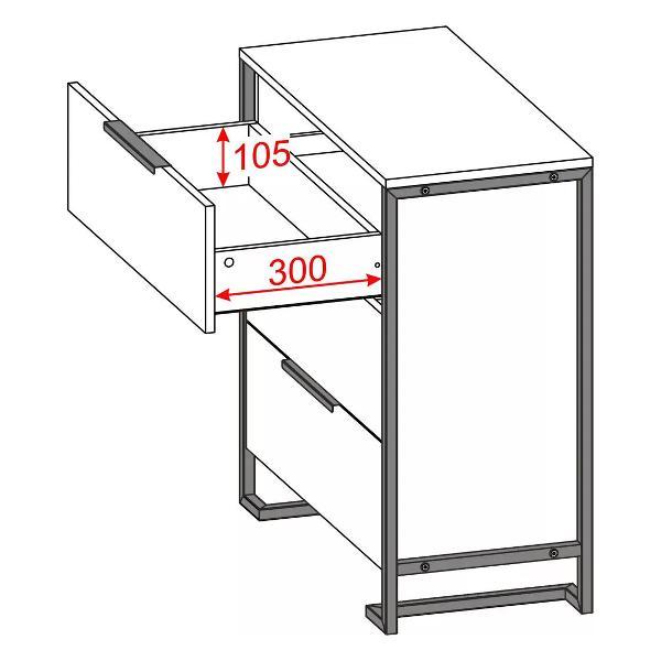 Комод Good Home Комод Лофт с ящиками усиленный металлокаркас