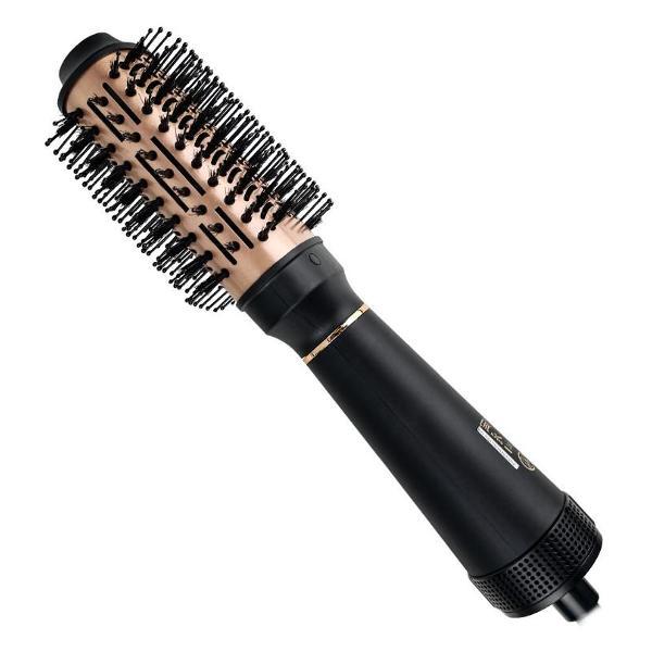 Фен-щетка Centek CT-2062 (золото/чёрный) 1200 Вт, 3 скорости, 4 режима, турмалиновая ионизация