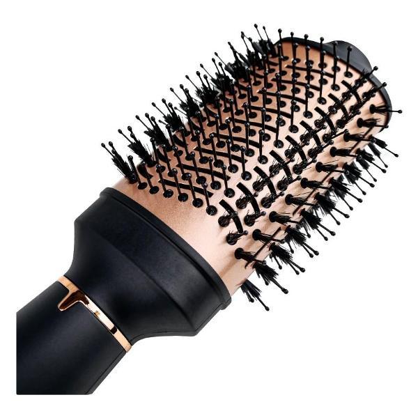 Фен-щетка Centek CT-2062 (золото/чёрный) 1200 Вт, 3 скорости, 4 режима, турмалиновая ионизация