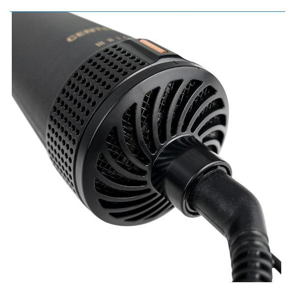 Фен-щетка Centek CT-2062 (золото/чёрный) 1200 Вт, 3 скорости, 4 режима, турмалиновая ионизация