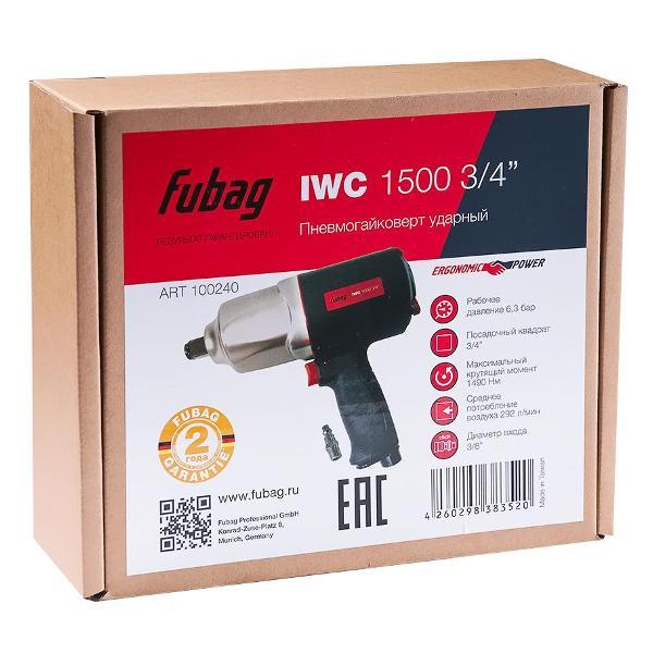 Гайковерт пневматический FUBAG IWC 1500 3/4"