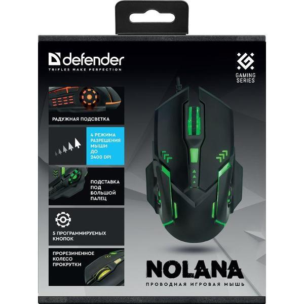 Компьютерная мышь проводная Defender Nolana GM-044