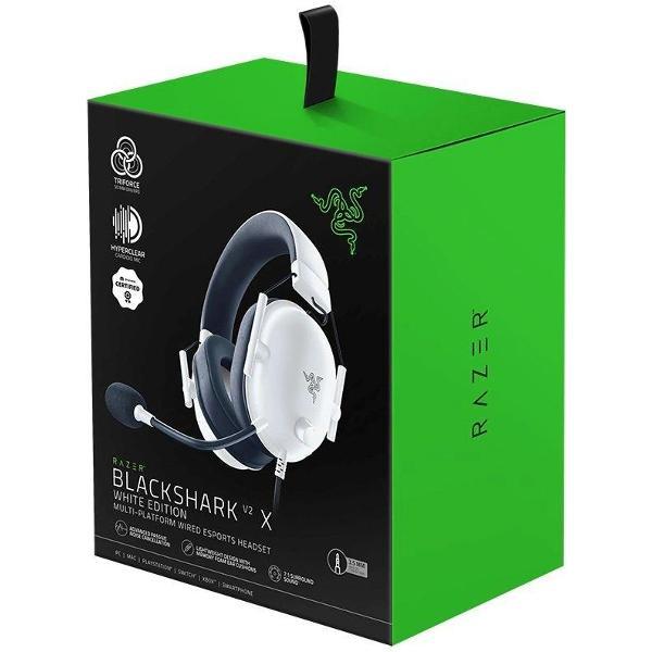 Наушники игровые с микрофоном Razer BlackShark V2 X, White (RZ04-03240700-R3M1)