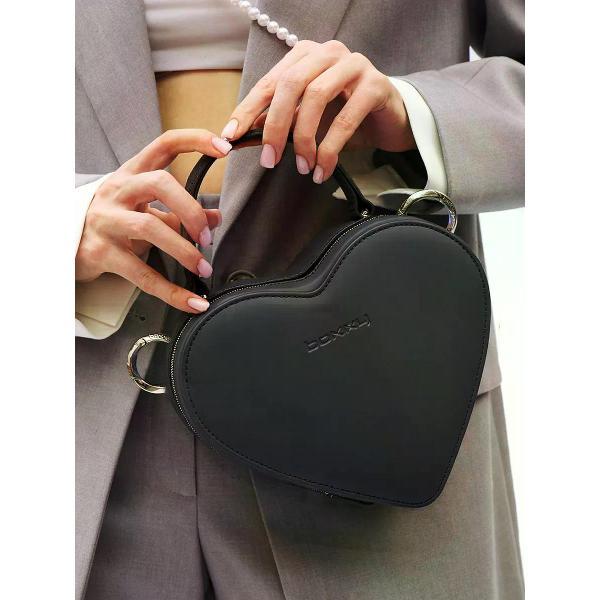 Сумка boxxy Сумка сердце кожаная стильная подарок необычной формы