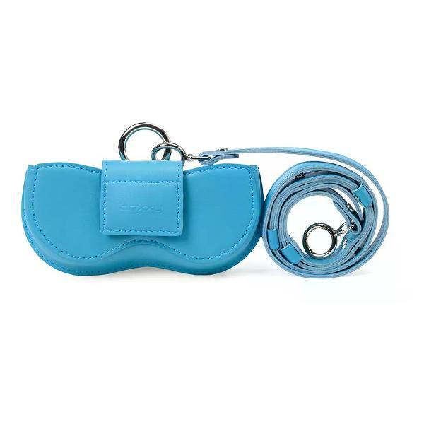 Футляр для очков boxxy Чехол для очков на шею, магнитный, кожаный ремешок