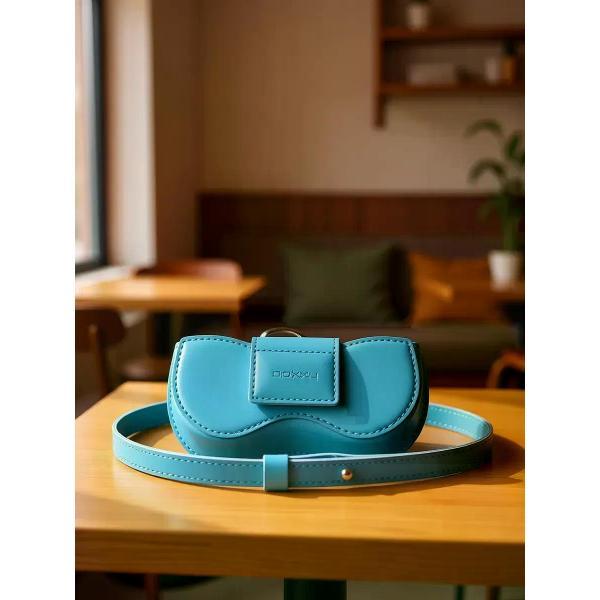 Футляр для очков boxxy Чехол для очков на шею, магнитный, кожаный ремешок