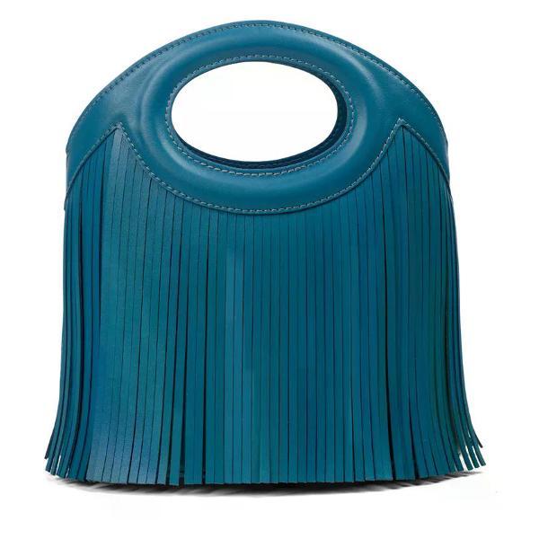 Сумка boxxy Мини сумка из кожи с бахромой