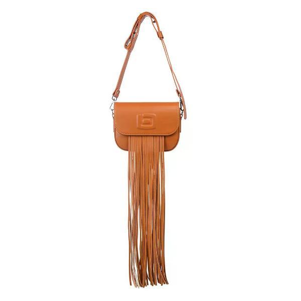 Сумка boxxy Сумка кожаная с бахромой кросс-боди через плечо