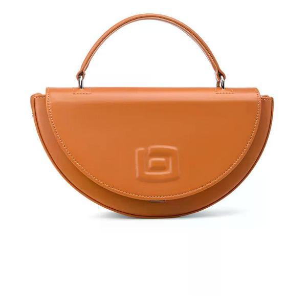 Сумка boxxy Сумка кожаная круглая полумесяц через плечо