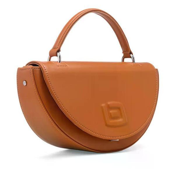 Сумка boxxy Сумка кожаная круглая полумесяц через плечо