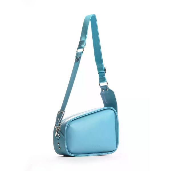 Сумка boxxy Сумка кожаная необычная кросс-боди c широким ремнём