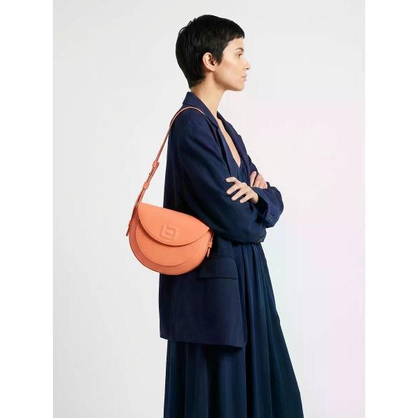 Сумка boxxy Сумка кожаная полукруглая стильная через плечо