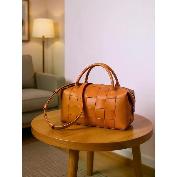 Сумка boxxy Сумка стильная кожаная плетеная через плечо