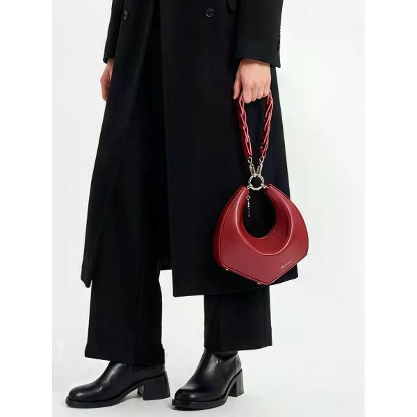 Сумка boxxy Сумка стильная кожаная луна полумесяц