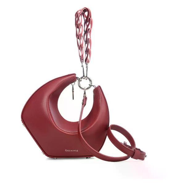 Сумка boxxy Сумка стильная кожаная луна полумесяц