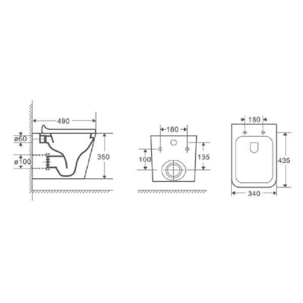 Унитаз DQ DT1436016